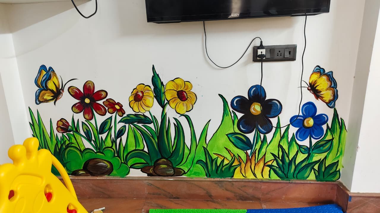 Vibrant Preschool Setup
